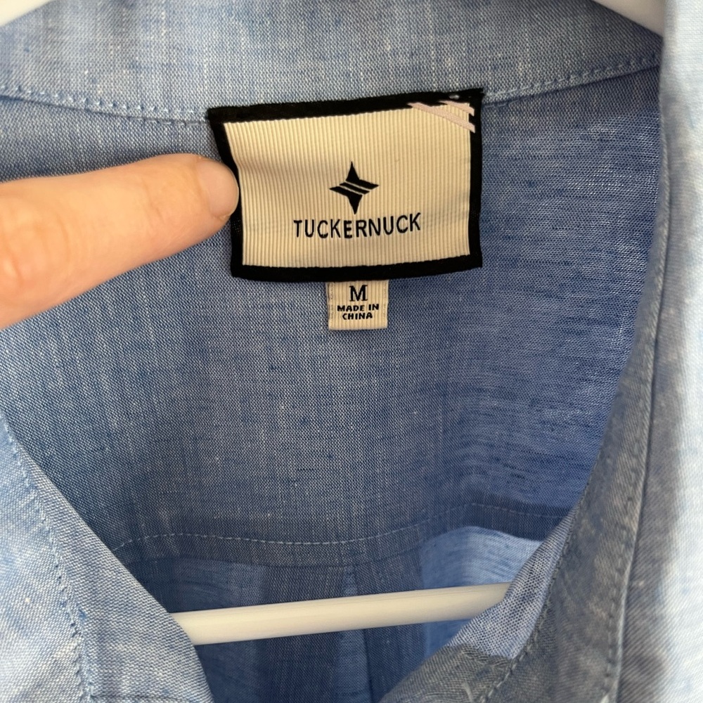 Tuckernuck Chambray Callahan Shirt Dress- Medium- Like New - Picture 4 of 5